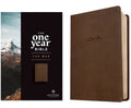 NLT The One Year Bible for Men, Rustic Brown - MPHOnline.com