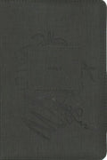 Nlt Compact Zipper Bible Charcoal - Filament Enabled - MPHOnline.com