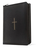 NLT Compact Bible - Giant Print Zipper Bible Black - Tyndale House - MPHOnline.com