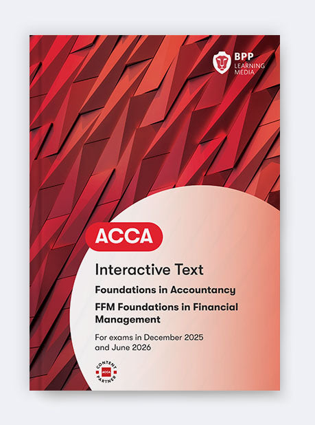 FIA 2025-26: Foundations in Financial Management FFM - Interactive Text - MPHOnline.com