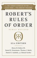 Roberts Rules Of Order Newly Revised, 12Th Edition - MPHOnline.com