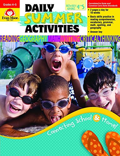 Daily Summer Activities 4Th To5Th Grade - MPHOnline.com