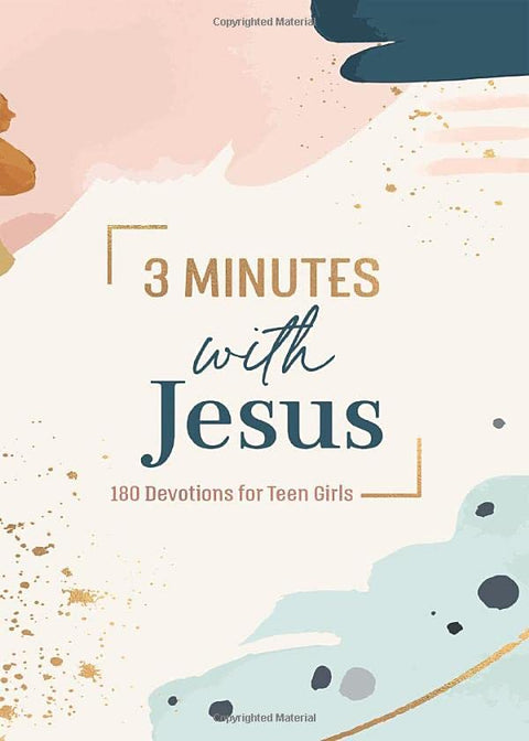 3 Minutes with Jesus: 180 Devotions for Teen Girls - MPHOnline.com