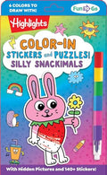 Highlights Color-In Stickers and Puzzles Silly Snackimals - MPHOnline.com
