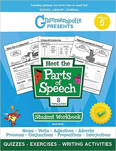 The Parts of Speech Workbook, Grade 5 (Grammaropolis Grammar Workbooks) - MPHOnline.com