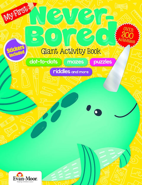 MY FIRST NEVER-BORED GIANT ACTIVITY BOOK, GRADES PREK-1 - MPHOnline.com