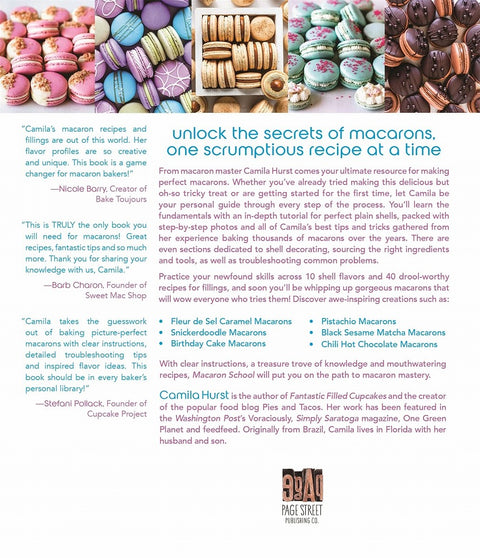 Macaron School : Mastering the World's Most Perfect Cookie with 50 Delicious Recipes - MPHOnline.com