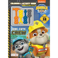 Paw Patrol Rubble and Crew Coloring and Activity Book with Shaped Crayons - MPHOnline.com