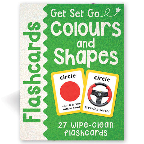 Get Set Go Flashcards: Colours and Shapes - MPHOnline.com