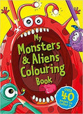 My Monster & Alien Colouring Book - MPHOnline.com