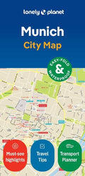 Lonely Planet Munich City Map, 2nd Edition - MPHOnline.com