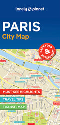 Lonely Planet Paris City Map (2nd Edition) - MPHOnline.com