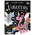CZD1125_12 Scratch And Sparkle Unicorns Activity Book - MPHOnline.com