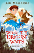 After his dad's boat crashes, Ed finds himself on a strange beach. He meets a girl – headstrong Steff – who doesn't know where they are, either. As Ed and Steff explore, they discover the deep lore of this new realm in Tom Moorhouse's WHERE THE DRAGON WAITS, now at MPHOnline.com.
