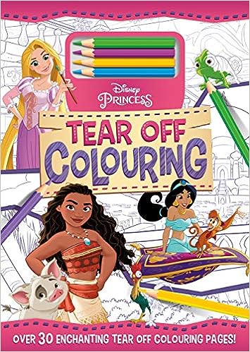 Disney Princess Tear Off Colouring - MPHOnline.com