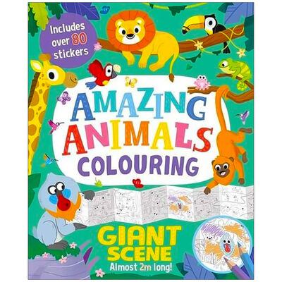 Amazing Animals Colouring - MPHOnline.com