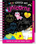 Neon Scratch Art:  Unicorns - MPHOnline.com