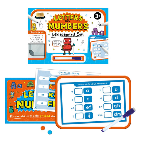 3+ Letters & Numbers (Help With Homework Book and Whiteboard Set) - MPHOnline.com