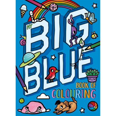 My Big Blue Book Of Colouring 1 - MPHOnline.com