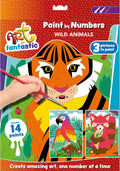 Art Fantastic Paint by Numbers: Wild Animals - MPHOnline.com