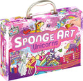 Craft and Carry Activity Kit - Sponge Art Unicorns - MPHOnline.com