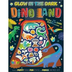 Glow-in-the-Dark Puffy Stickers Dino Land Activity Book - MPHOnline.com