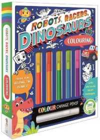 Colourmania: Robots, Racers, Dinosaurs Colouring - MPHOnline.com