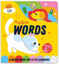 Rainbow-Coated Board Book - My First Words - MPHOnline.com