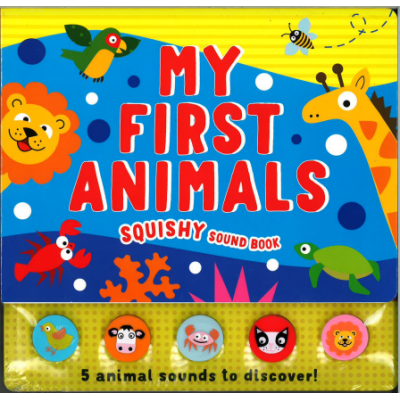 Press/Play Silicon Sound Book - First Animals - MPHOnline.com