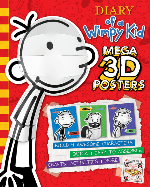 Diary of a Wimpy Kid: Pop Heads - 3D Crafts - MPHOnline.com