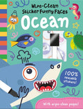 Wipe Clean Sticker Funny Faces - Ocean - MPHOnline.com