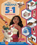 Moana: 5-in-1 Colouring - MPHOnline.com