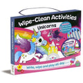 Wipe Clean Activity Mat Wallet Unicorns - MPHOnline.com
