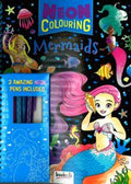 Neon Colouring: Mermaids - Curious Universe - MPHOnline.com
