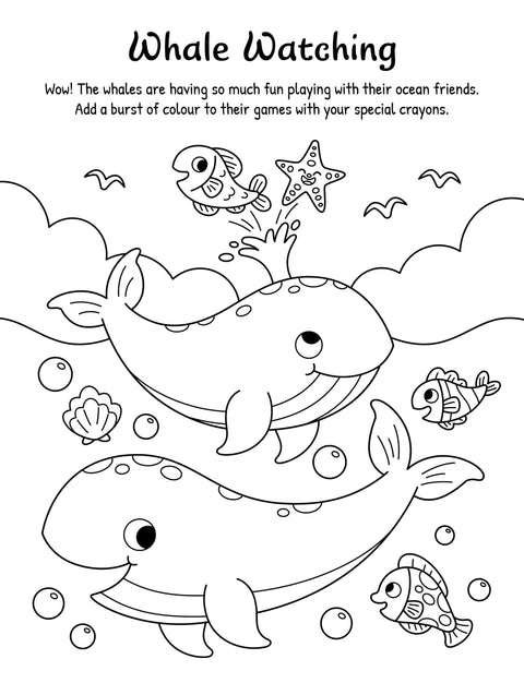 Under The Sea Colouring - MPHOnline.com