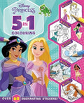 Disney Princess: 5-in-1 Colouring - MPHOnline.com