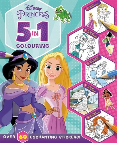 Disney Princess: 5-in-1 Colouring - MPHOnline.com