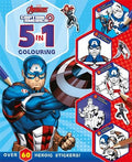 Marvel Captain America: 5-in-1 Colouring - MPHOnline.com