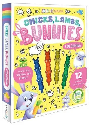 Chicks, Lambs, Bunnies Colouring - MPHOnline.com