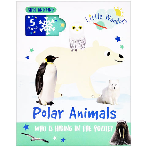 Little Wonders Puzzle Slider Books-Polar Animals - MPHOnline.com