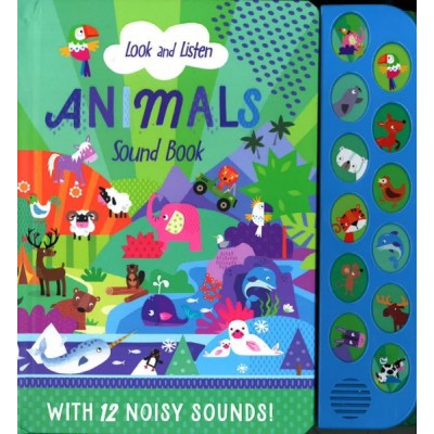 12 Button Sound Book- Animals - MPHOnline.com