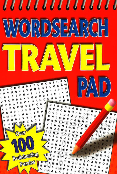 Wordsearch Travel Pad - Alligator Books - MPHOnline.com