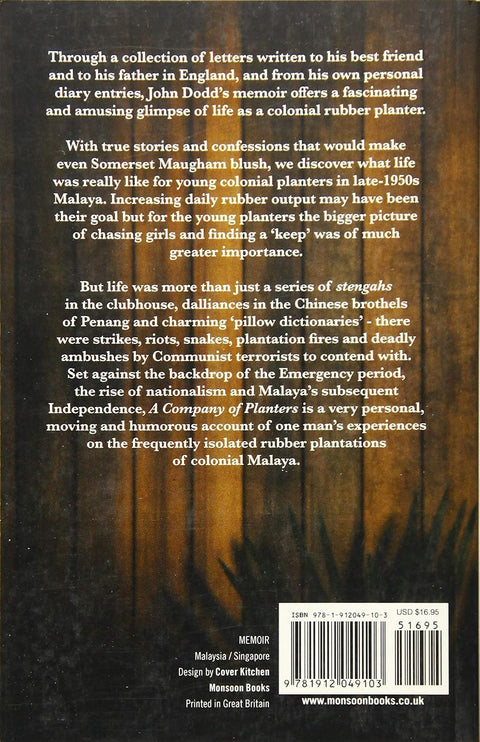 A Company of Planters: Confessions of a Colonial Rubber Planter in 1950s Malaya - MPHOnline.com