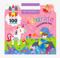 My Favourite Sparkle Colouring Pad (With Over 100 Stickers) - MPHOnline.com