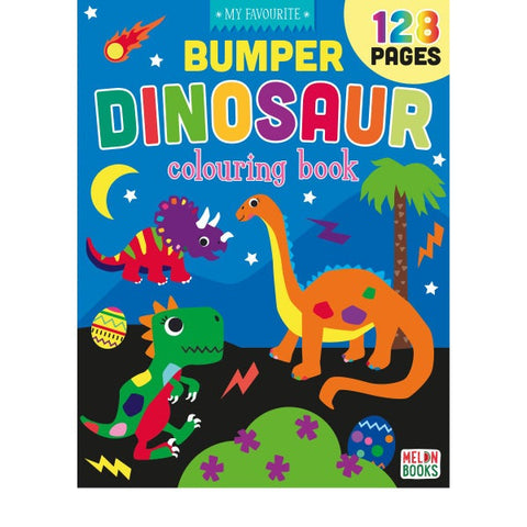 My Favourite Bumper Dinosaur Colouring Book - MPHOnline.com