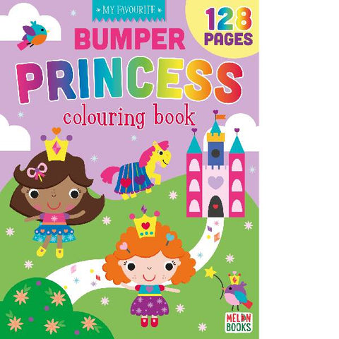 My Favourite Bumper Princess Colouring Book - MPHOnline.com