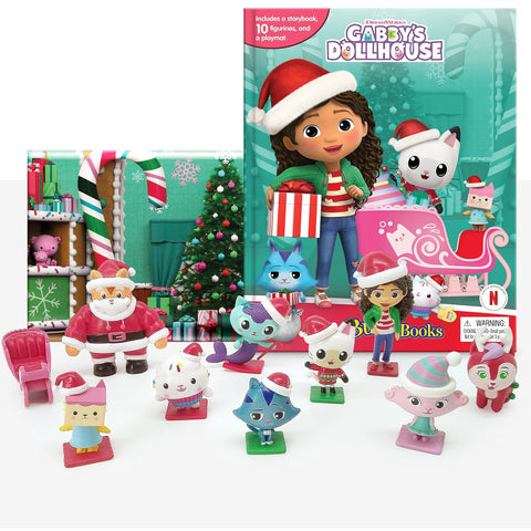 Contents of My Busy Books: Gabby's Dollhouse Christmas - Phidal - MPHOnline.com