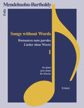 Lieder ohne Worte I (Classical Sheet Music) - MPHOnline.com