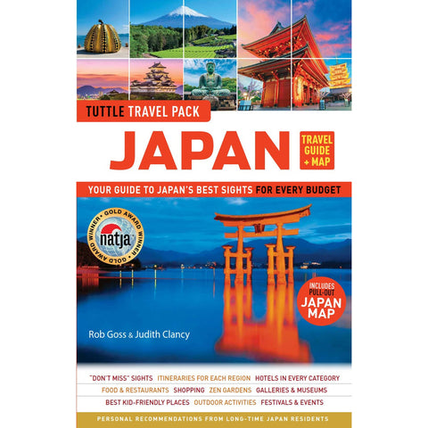 Japan Travel Guide + Map: Tuttle Travel Pack: Your Guide to Japan's Best Sights for Every Budget (Includes Pull-out Japan Map) (Tuttle Travel Guide & Map) - MPHOnline.com