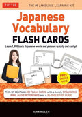 Japanese Vocabulary Flash Cards Kit: Learn 1000 basic Japanese words and phrases quickly and easily! - MPHOnline.com